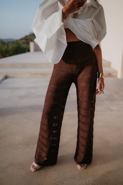 Azzardo trousers I Chocolate - Wild Souls by JV® - Trousers