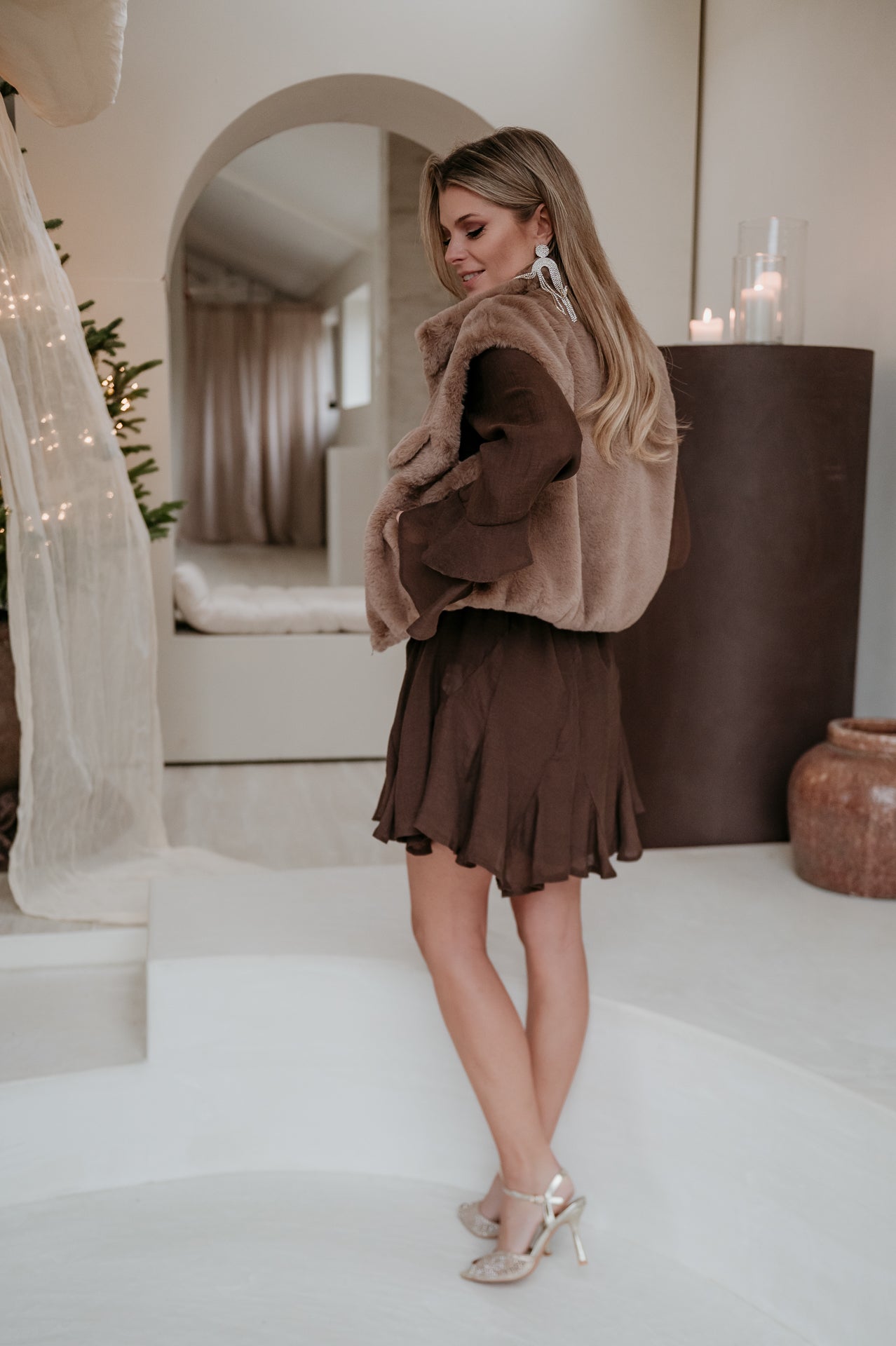 Badeni gilet I Taupe - Wild Souls by JV® - Gilets