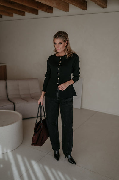 Bagliore cardigan I Black - Wild Souls by JV® - Cardigans