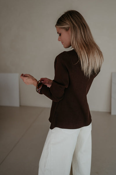 Bagliore cardigan I Chocolate Brown - Wild Souls by JV® - Cardigans