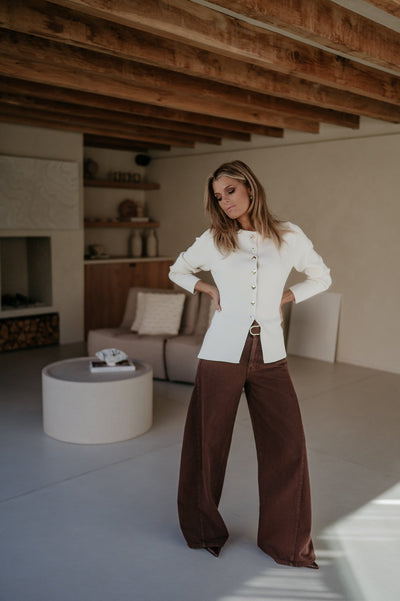 Bagliore cardigan I Ecru - Wild Souls by JV® - Cardigans