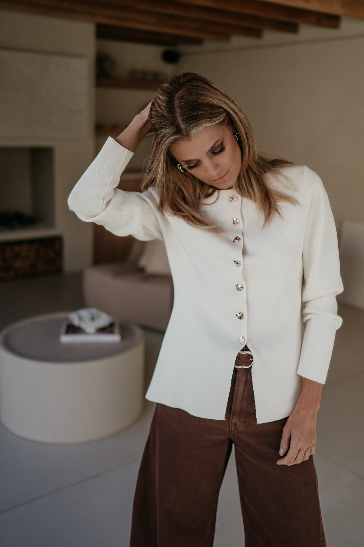Bagliore cardigan I Ecru - Wild Souls by JV® - Cardigans