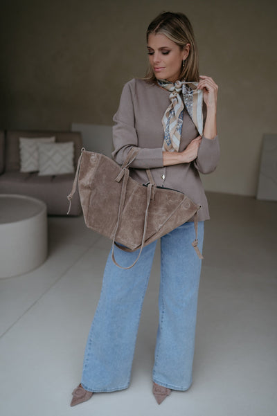 Bagliore cardigan I Taupe - Wild Souls by JV® - Cardigans