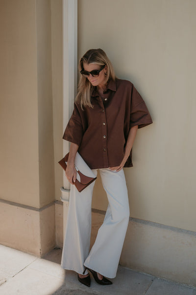 Bastone shirt I Chocolate Brown - Wild Souls by JV® - Shirts