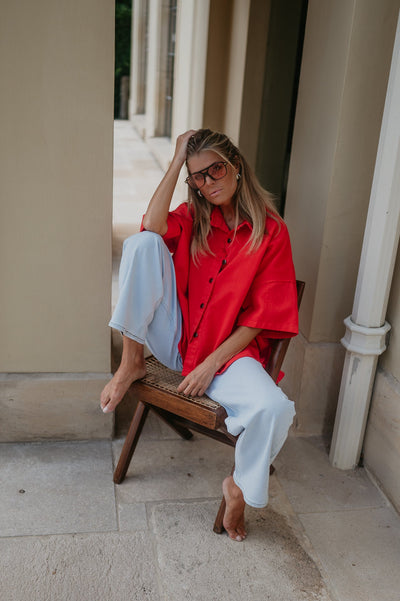 Bastone shirt I Coral Red - Wild Souls by JV® - Shirts