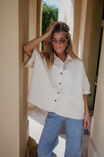 Bastone shirt I Ecru - Wild Souls by JV® - Shirts