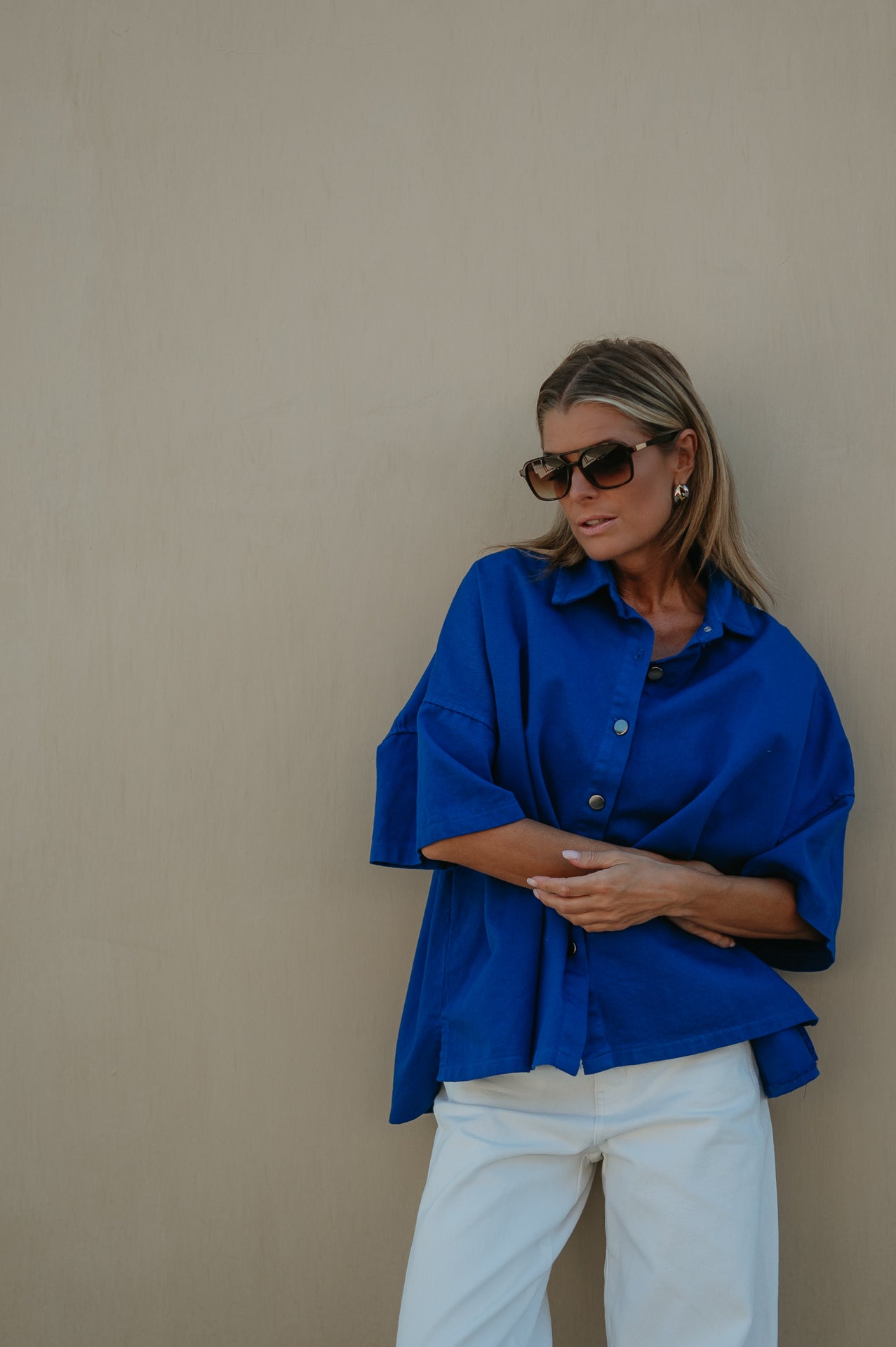 Bastone shirt I Kobalt Blue - Wild Souls by JV® - Shirts