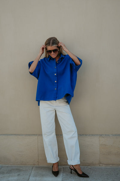 Bastone shirt I Kobalt Blue - Wild Souls by JV® - Shirts