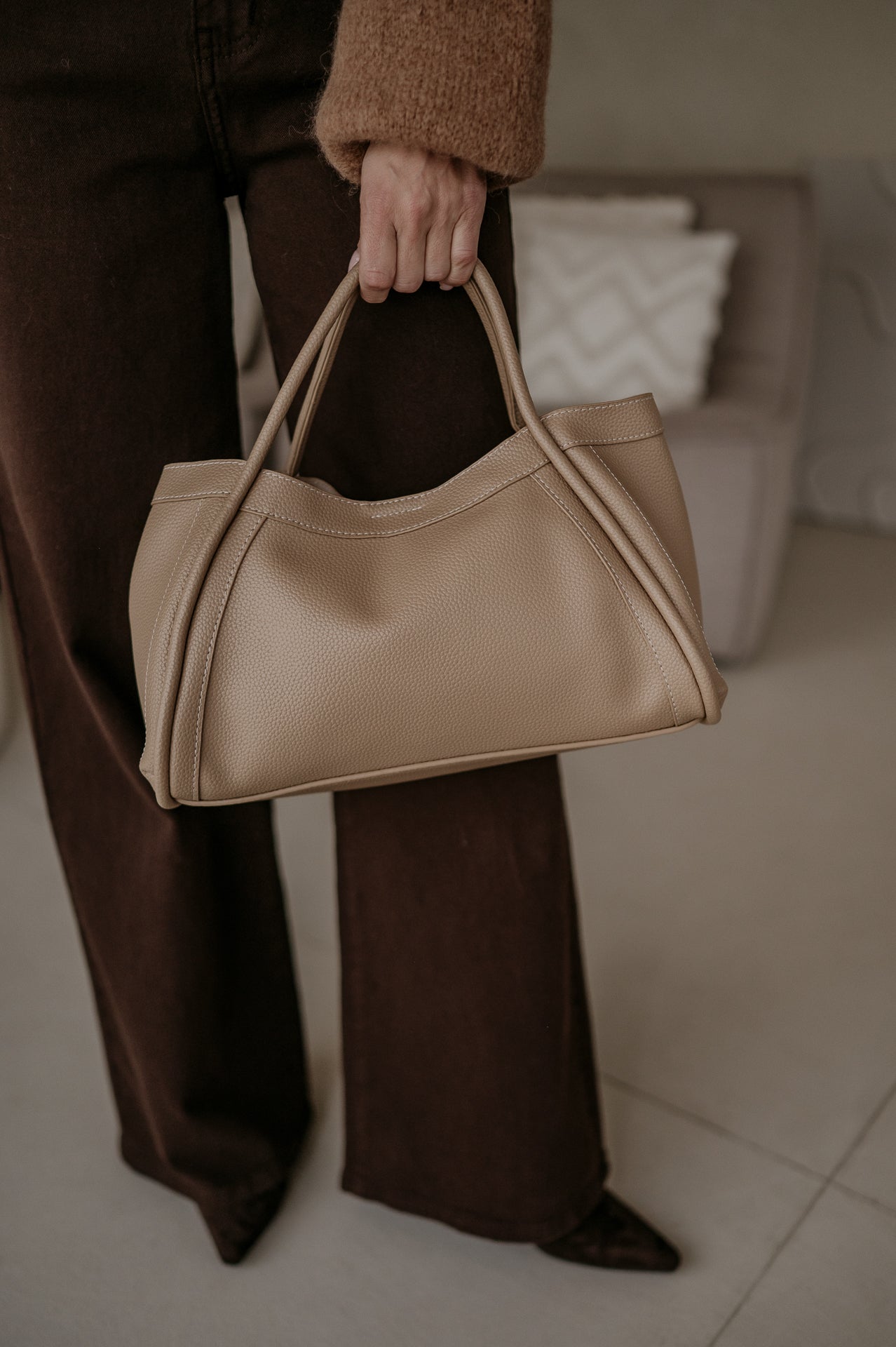 Bendi handbag I Beige - Wild Souls by JV® - 