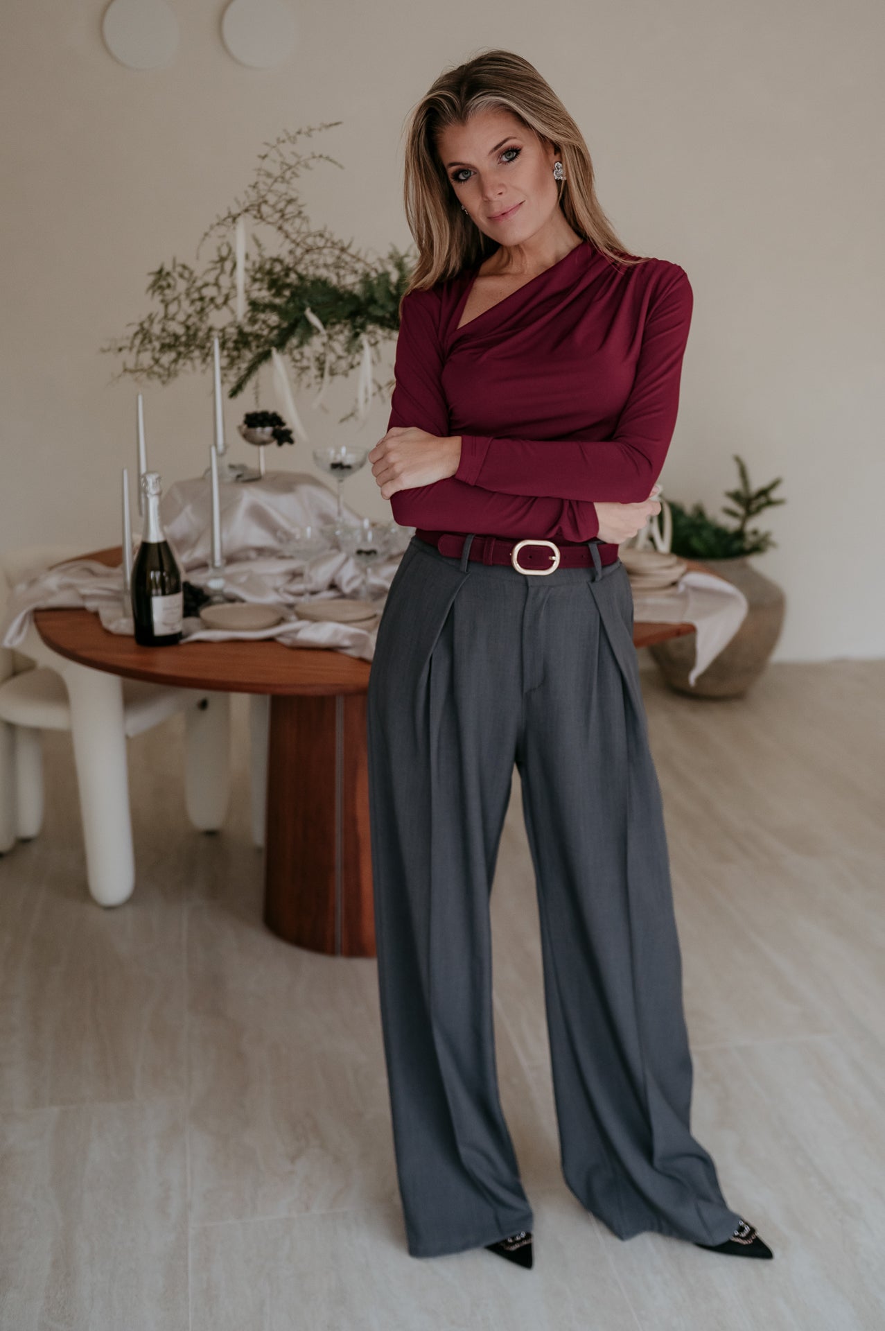 Benido top I Bordeaux - Wild Souls by JV® - Tops