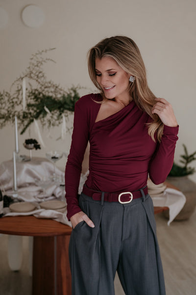 Benido top I Bordeaux - Wild Souls by JV® - Tops