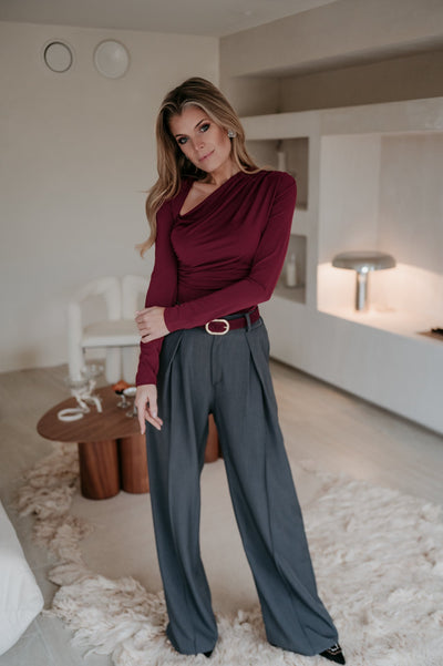 Benido top I Bordeaux - Wild Souls by JV® - Tops