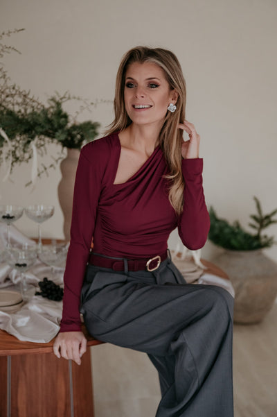 Benido top I Bordeaux - Wild Souls by JV® - Tops