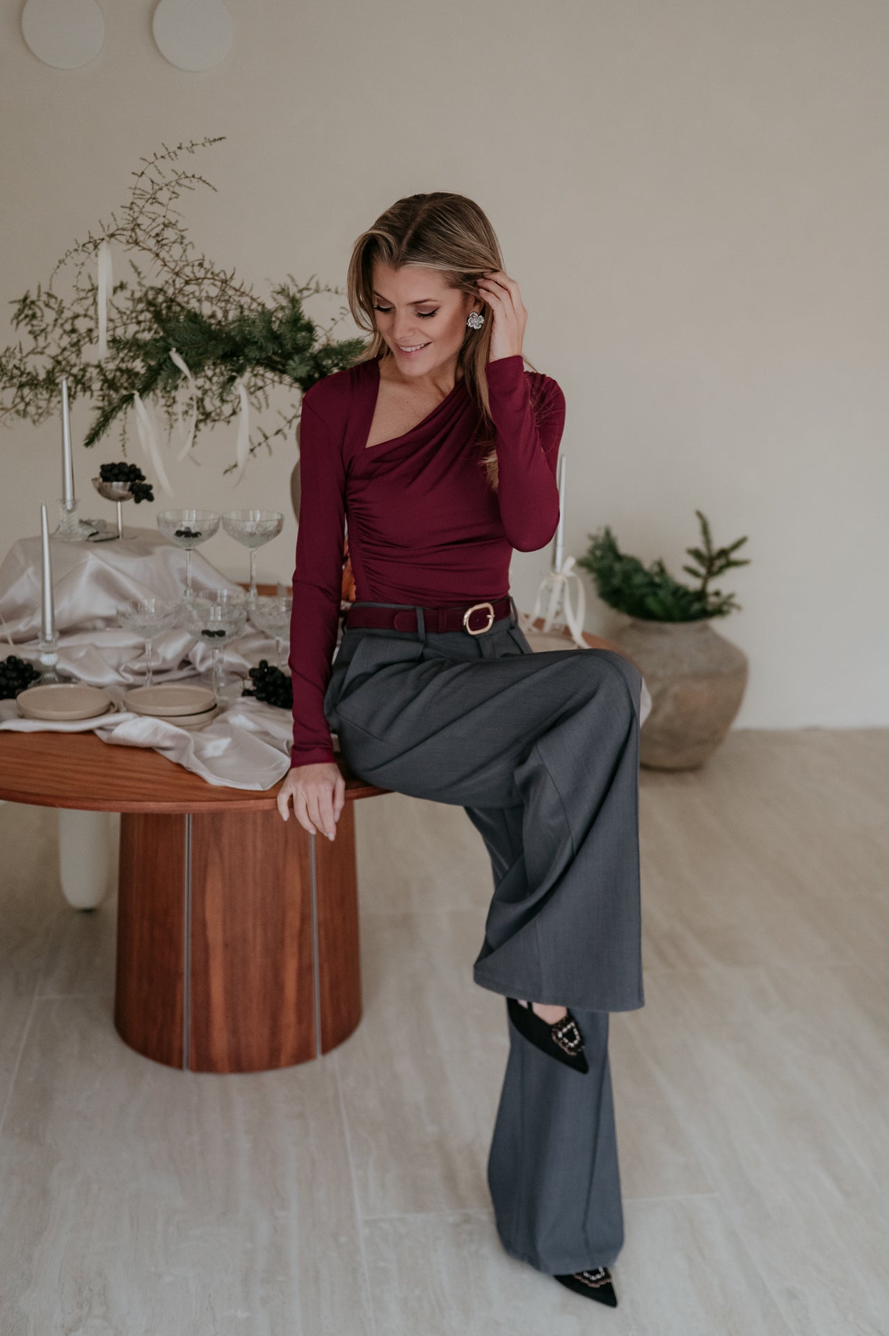 Benido top I Bordeaux - Wild Souls by JV® - Tops