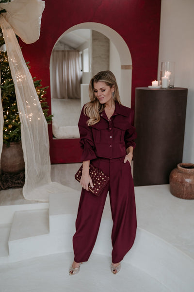 Bidosi jacket I Burgundy - Wild Souls by JV® - Jackets