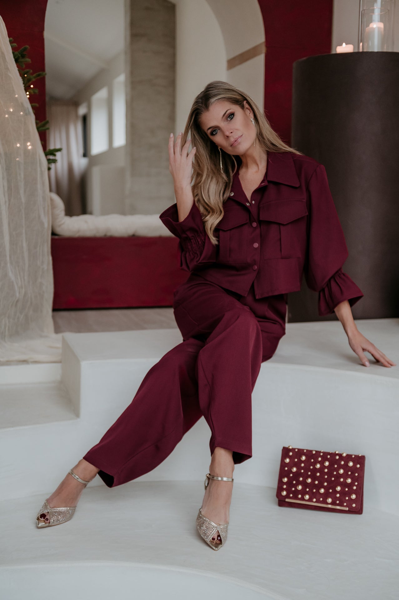 Bidosi jacket I Burgundy - Wild Souls by JV® - Jackets