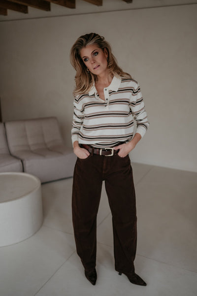 Bislacco polo I Ecru - Wild Souls by JV® - Polos