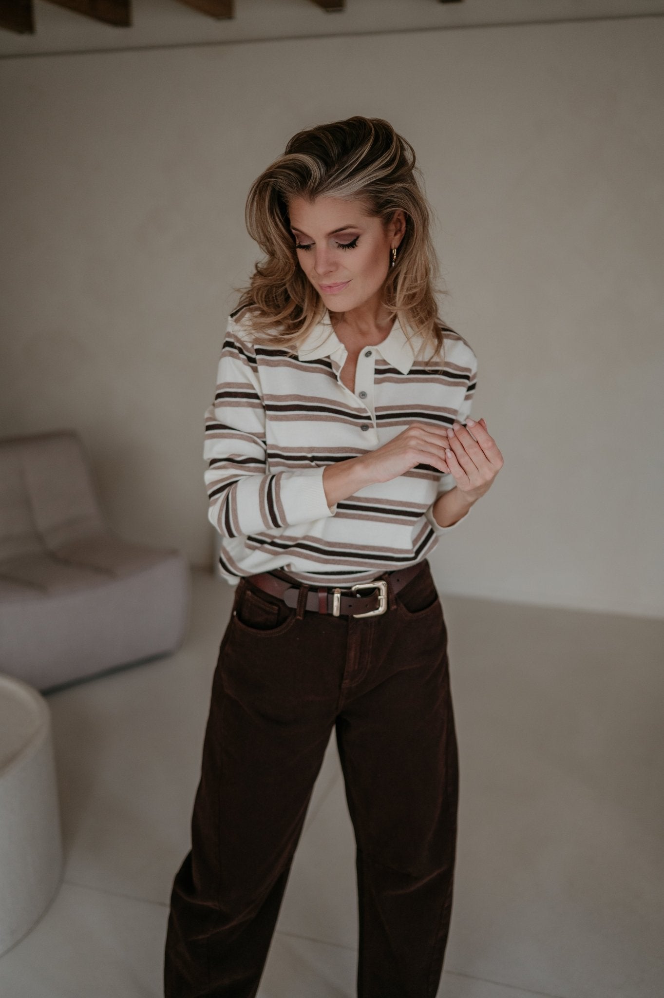 Bislacco polo I Ecru - Wild Souls by JV® - Polos