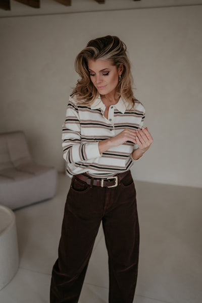 Bislacco polo I Ecru - Wild Souls by JV® - Polos