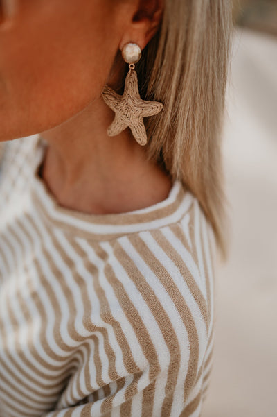 Boschetto earrings I Beige - Wild Souls by JV® - Earrings