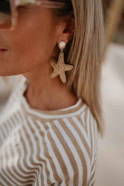 Boschetto earrings I Beige - Wild Souls by JV® - Earrings