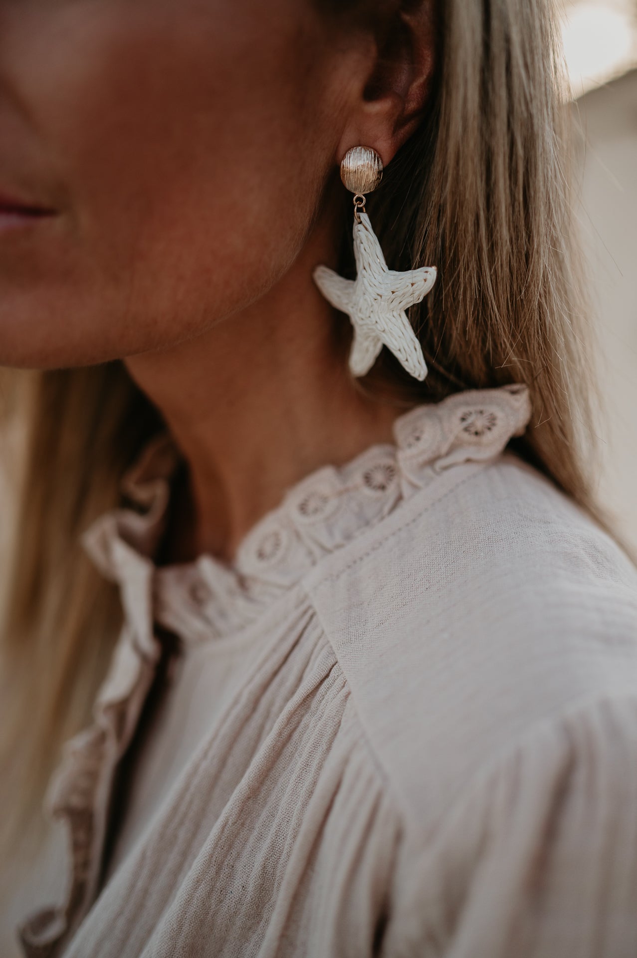 Boschetto earrings I Ecru - Wild Souls by JV® - Earrings