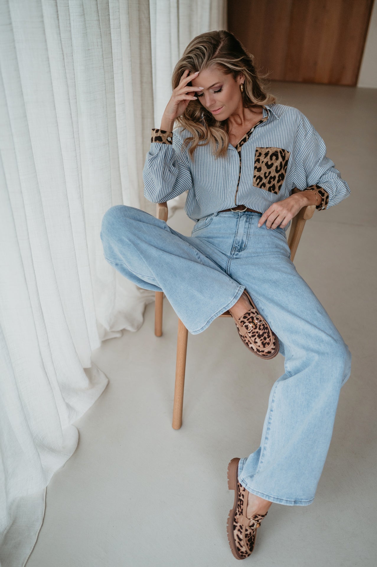 Braccio shirt I Striped Blue - Wild Souls by JV® - Shirts