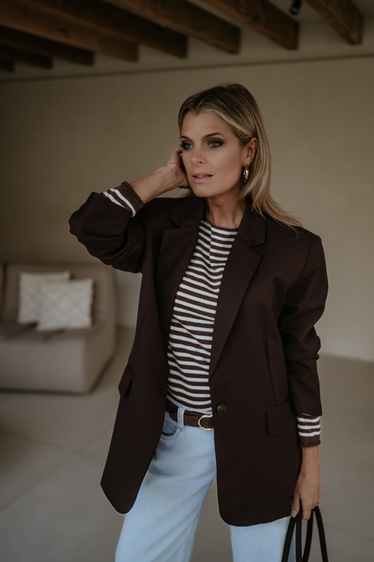 Bramio blazer I Chocolate Brown - Wild Souls by JV® - Blazers