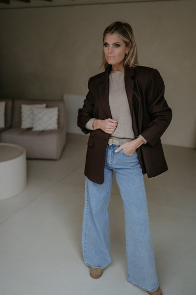 Bramio blazer I Chocolate Brown - Wild Souls by JV® - Blazers