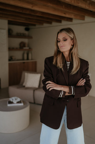 Bramio blazer I Chocolate Brown - Wild Souls by JV® - Blazers