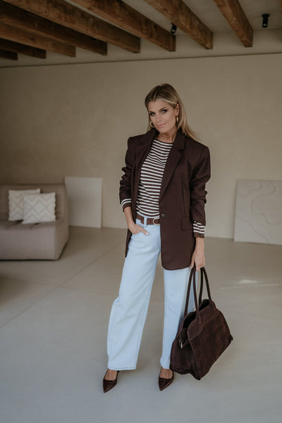 Bramio blazer I Chocolate Brown - Wild Souls by JV® - Blazers