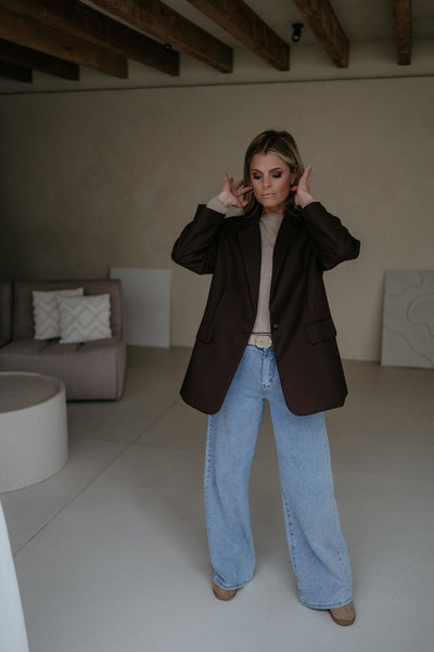 Bramio blazer I Chocolate Brown - Wild Souls by JV® - Blazers