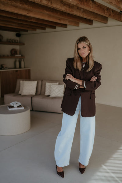 Bramio blazer I Chocolate Brown - Wild Souls by JV® - Blazers