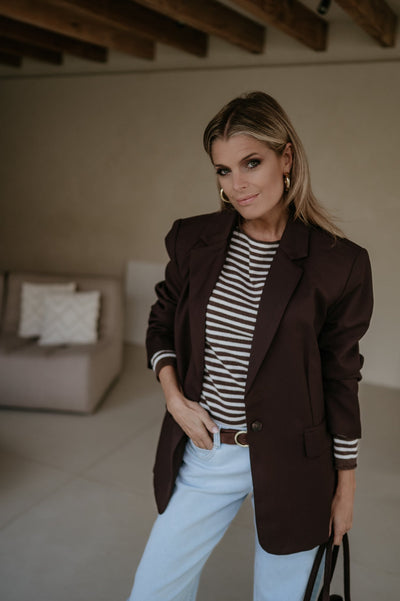 Bramio blazer I Chocolate Brown - Wild Souls by JV® - Blazers