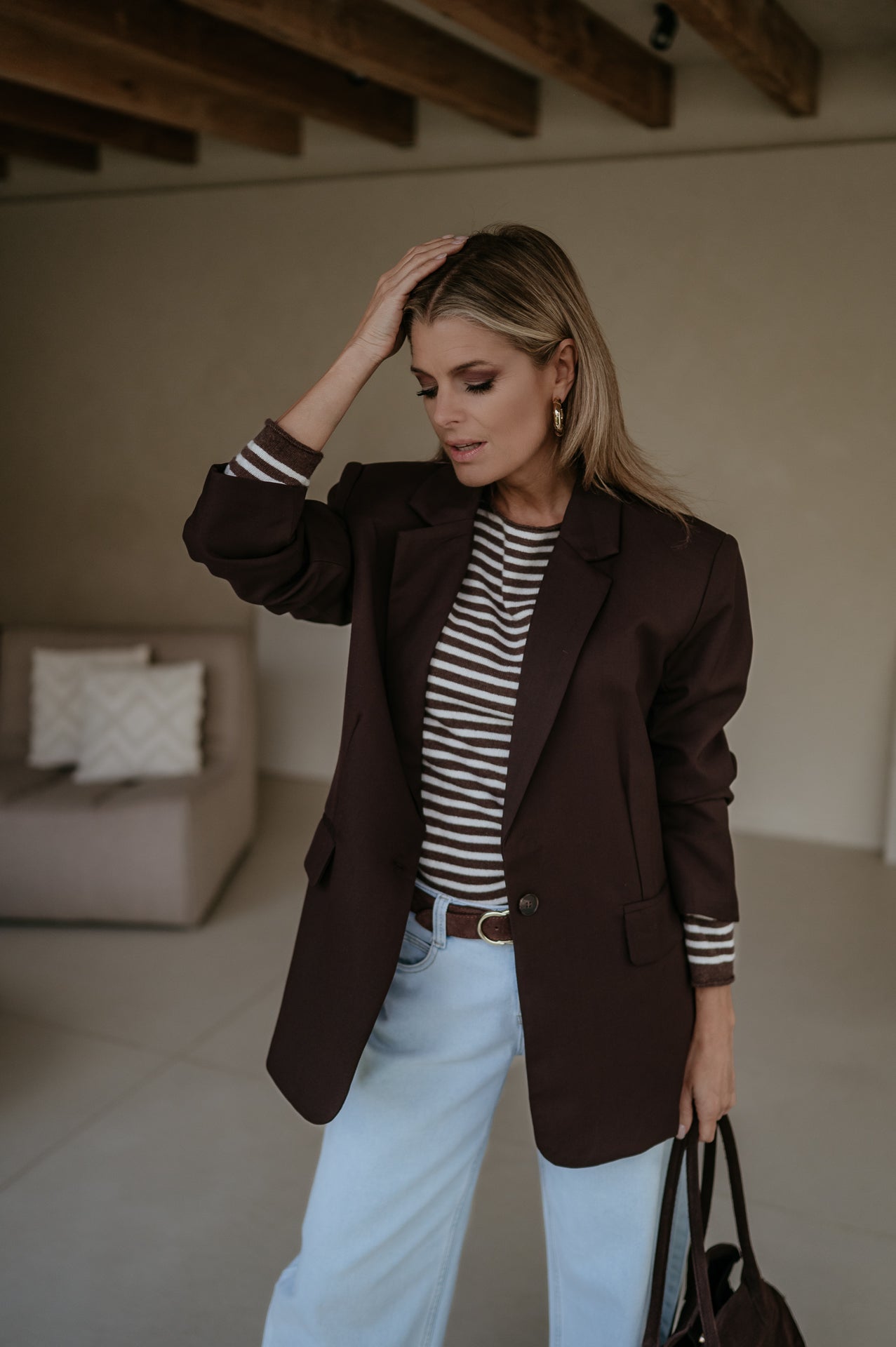 Bramio blazer I Chocolate Brown - Wild Souls by JV® - Blazers