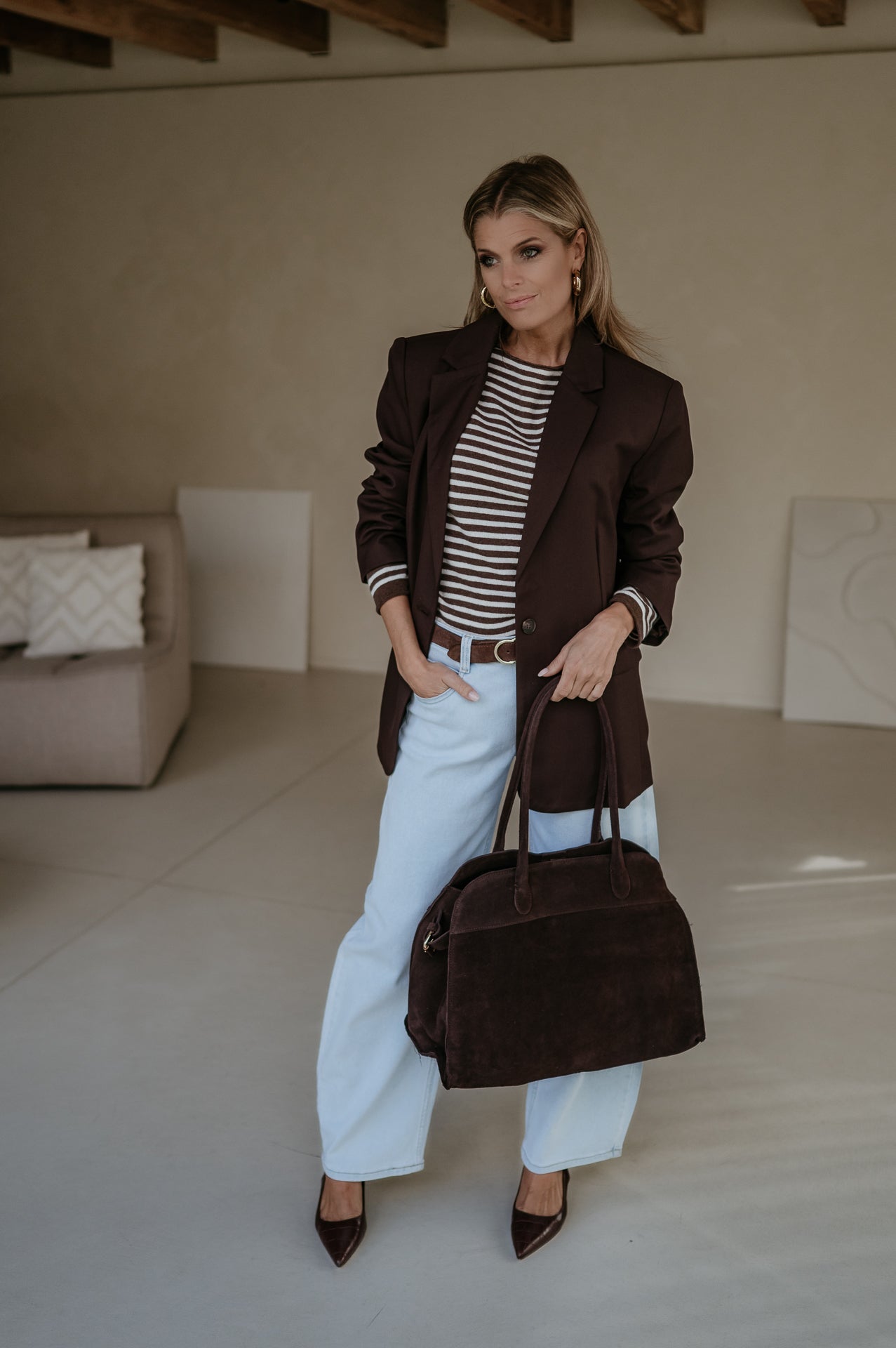 Bramio blazer I Chocolate Brown - Wild Souls by JV® - Blazers