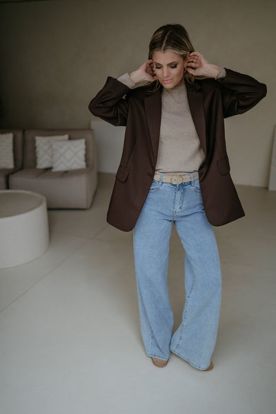 Bramio blazer I Chocolate Brown - Wild Souls by JV® - Blazers
