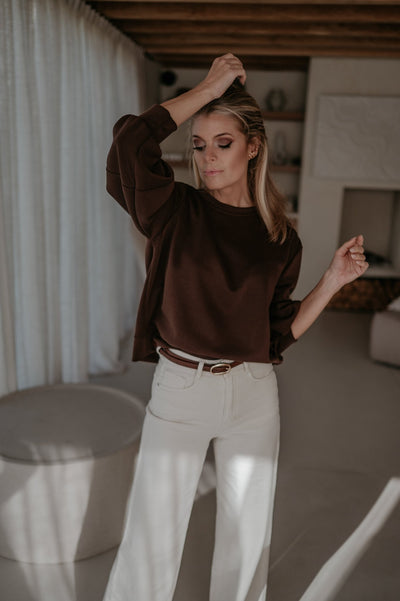 Bramosia sweater I Chocolate Brown - Wild Souls by JV® - Sweaters