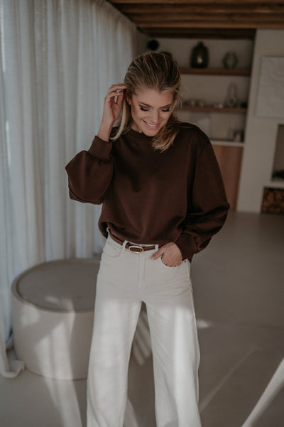 Bramosia sweater I Chocolate Brown - Wild Souls by JV® - Sweaters