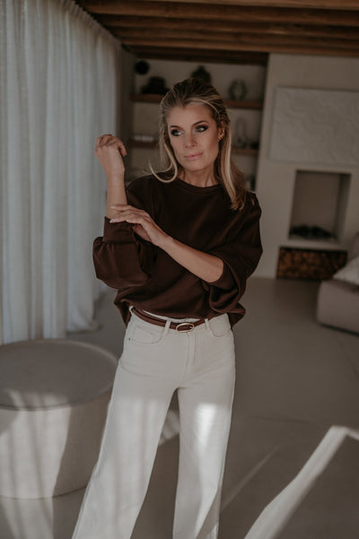 Bramosia sweater I Chocolate Brown - Wild Souls by JV® - Sweaters