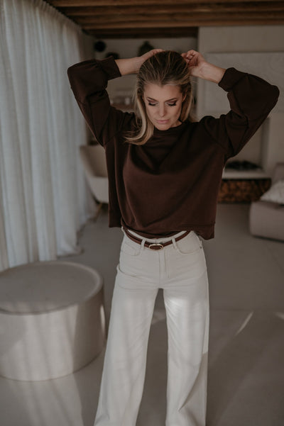 Bramosia sweater I Chocolate Brown - Wild Souls by JV® - Sweaters