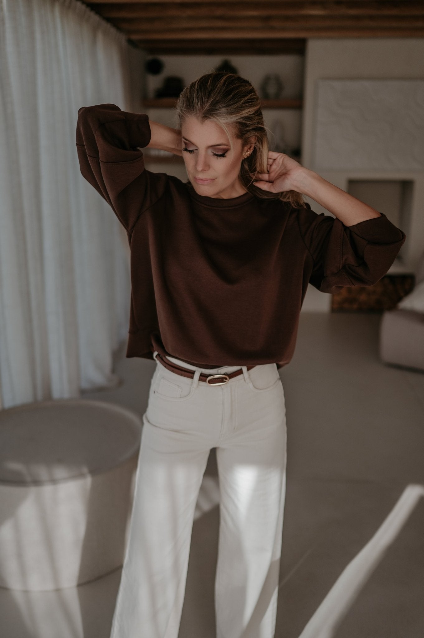 Bramosia sweater I Chocolate Brown - Wild Souls by JV® - Sweaters