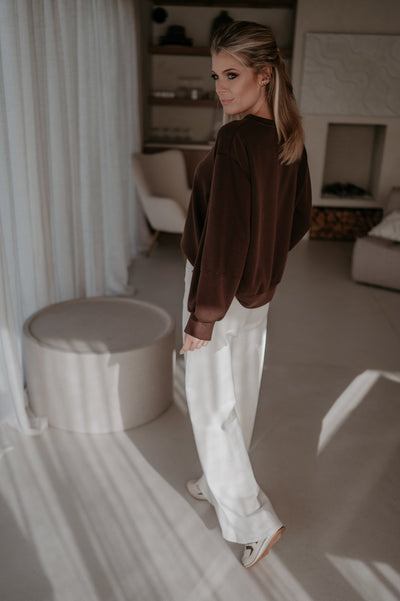 Bramosia sweater I Chocolate Brown - Wild Souls by JV® - Sweaters