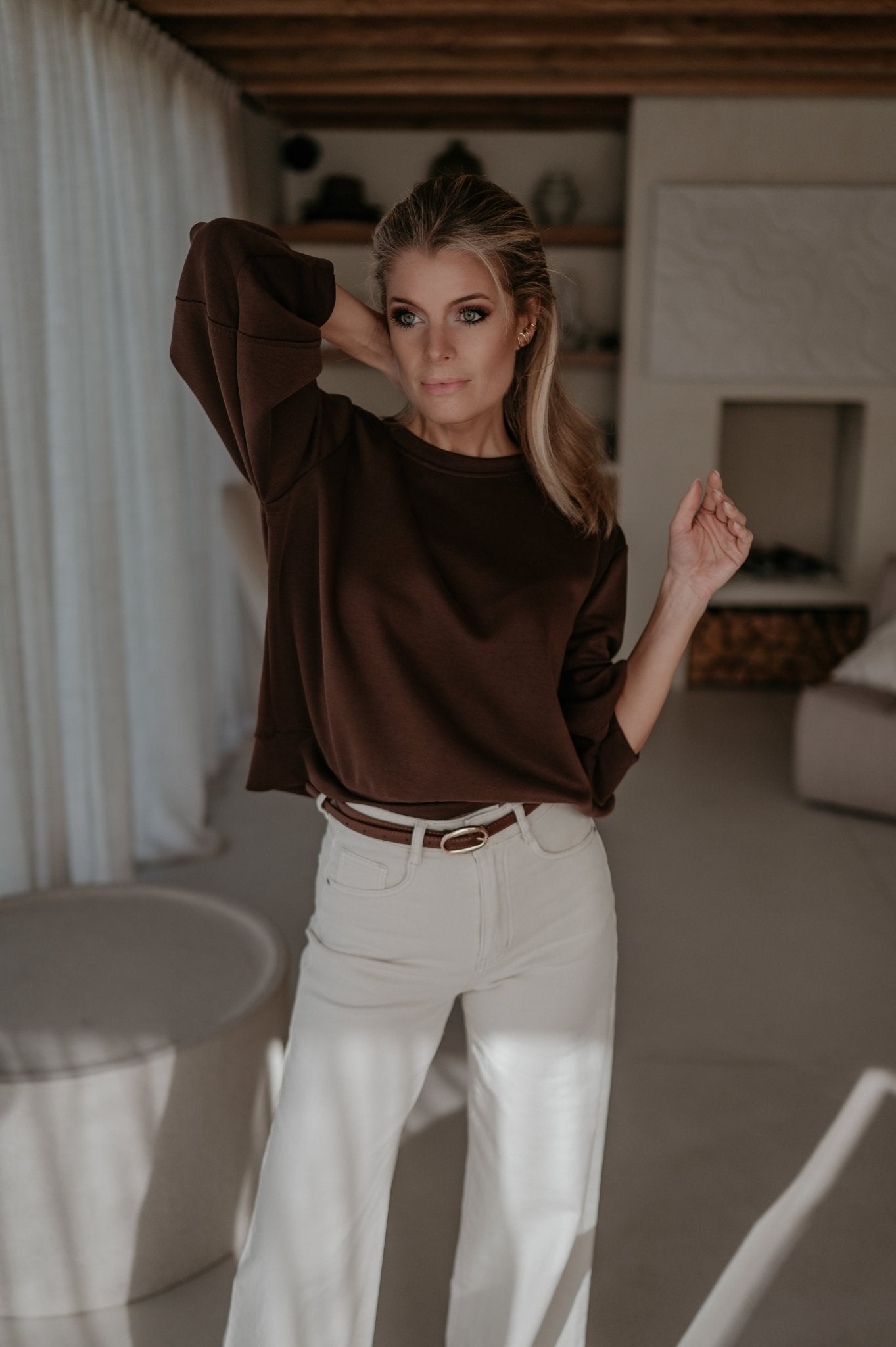 Bramosia sweater I Chocolate Brown - Wild Souls by JV® - Sweaters