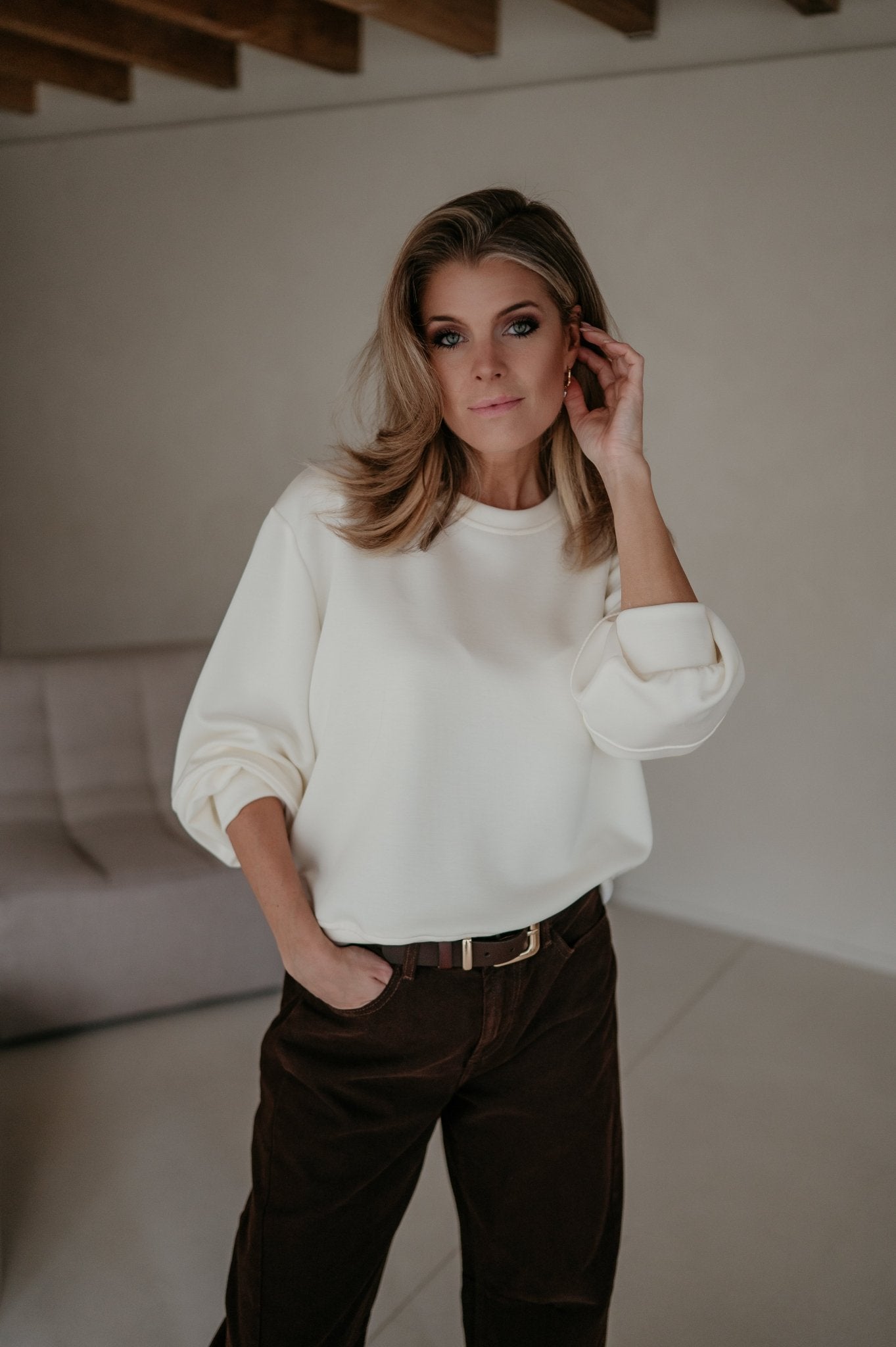 Bramosia sweater I Ecru - Wild Souls by JV® - Sweaters