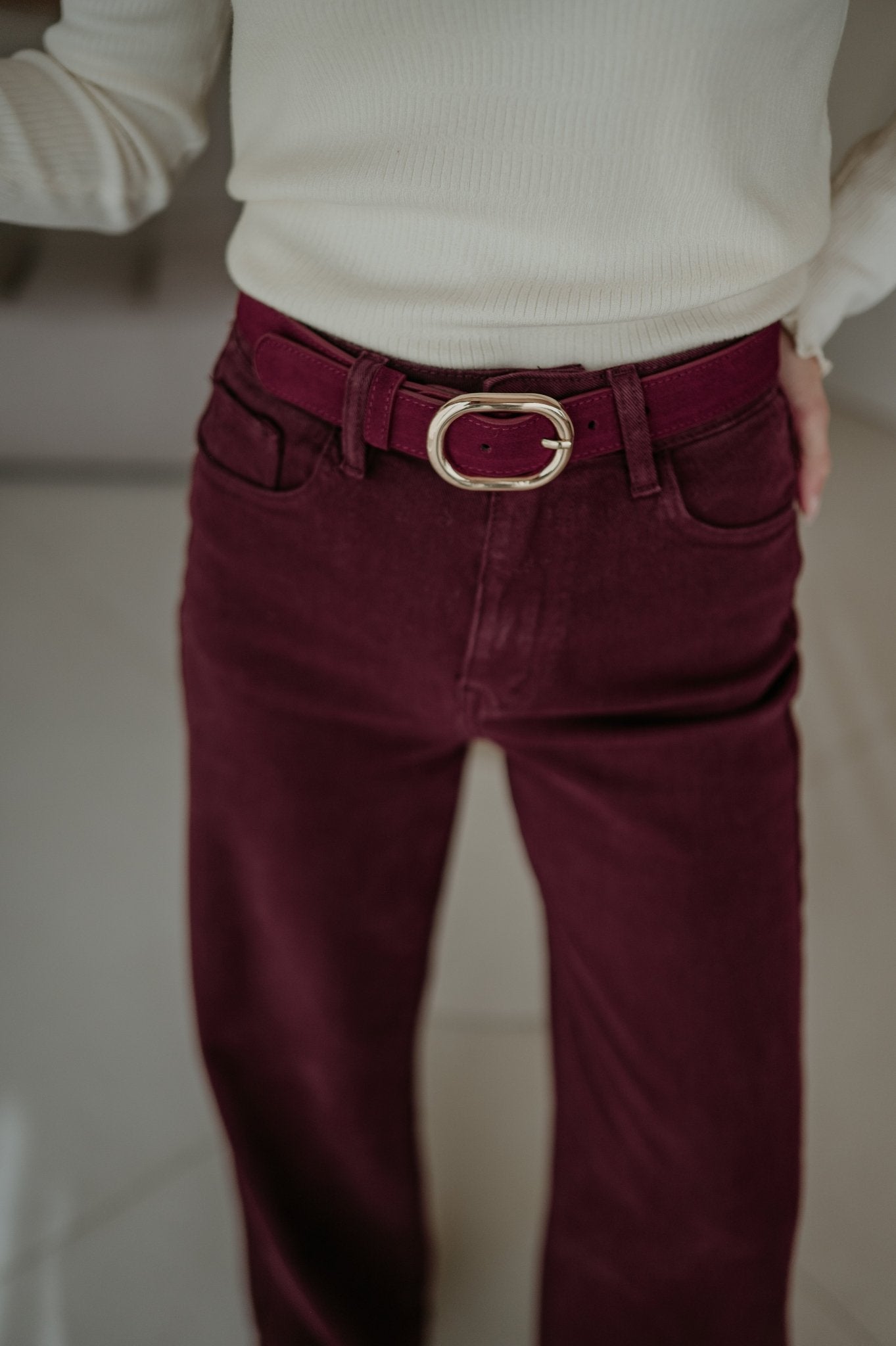 Bredo belt I Bordeaux - Wild Souls by JV® - Belts