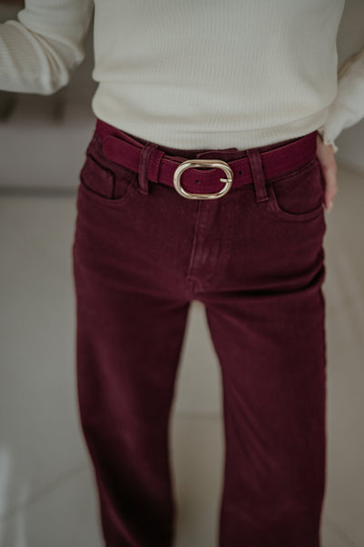 Bredo belt I Bordeaux - Wild Souls by JV® - Belts