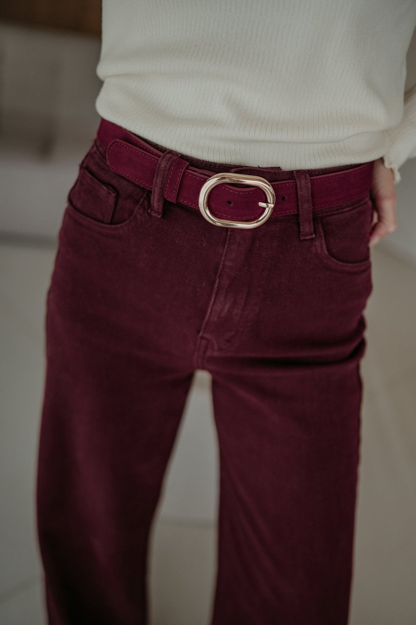 Bredo belt I Bordeaux - Wild Souls by JV® - Belts