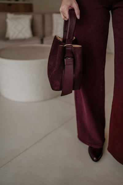 Brido handbag I Burgundy - Wild Souls by JV® - Handbags