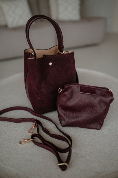 Brido handbag I Burgundy - Wild Souls by JV® - Handbags